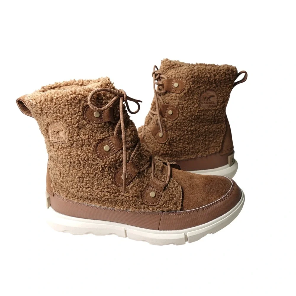 Sorel Explorer II Joan Cozy Boots Womens Size 11 Faux Fur NL4455-257 Winter